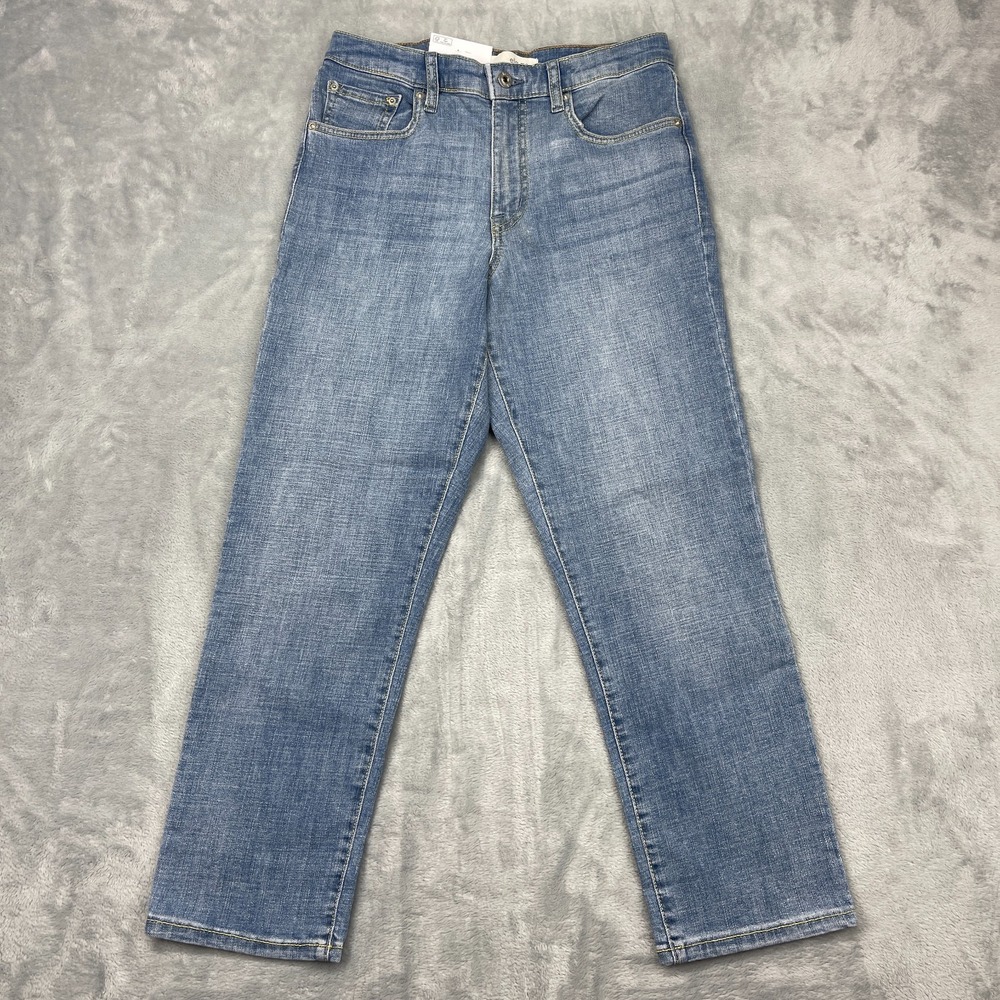 NWT Ella Moss Ankle Jeans Womens 6/28 (28x25) Blue Slim Fit High Waist Straight